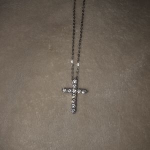 Diamond Mossinite Silver  Necklace - Women Jewelry